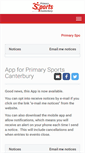 Mobile Screenshot of primarysportscanterbury.org.nz